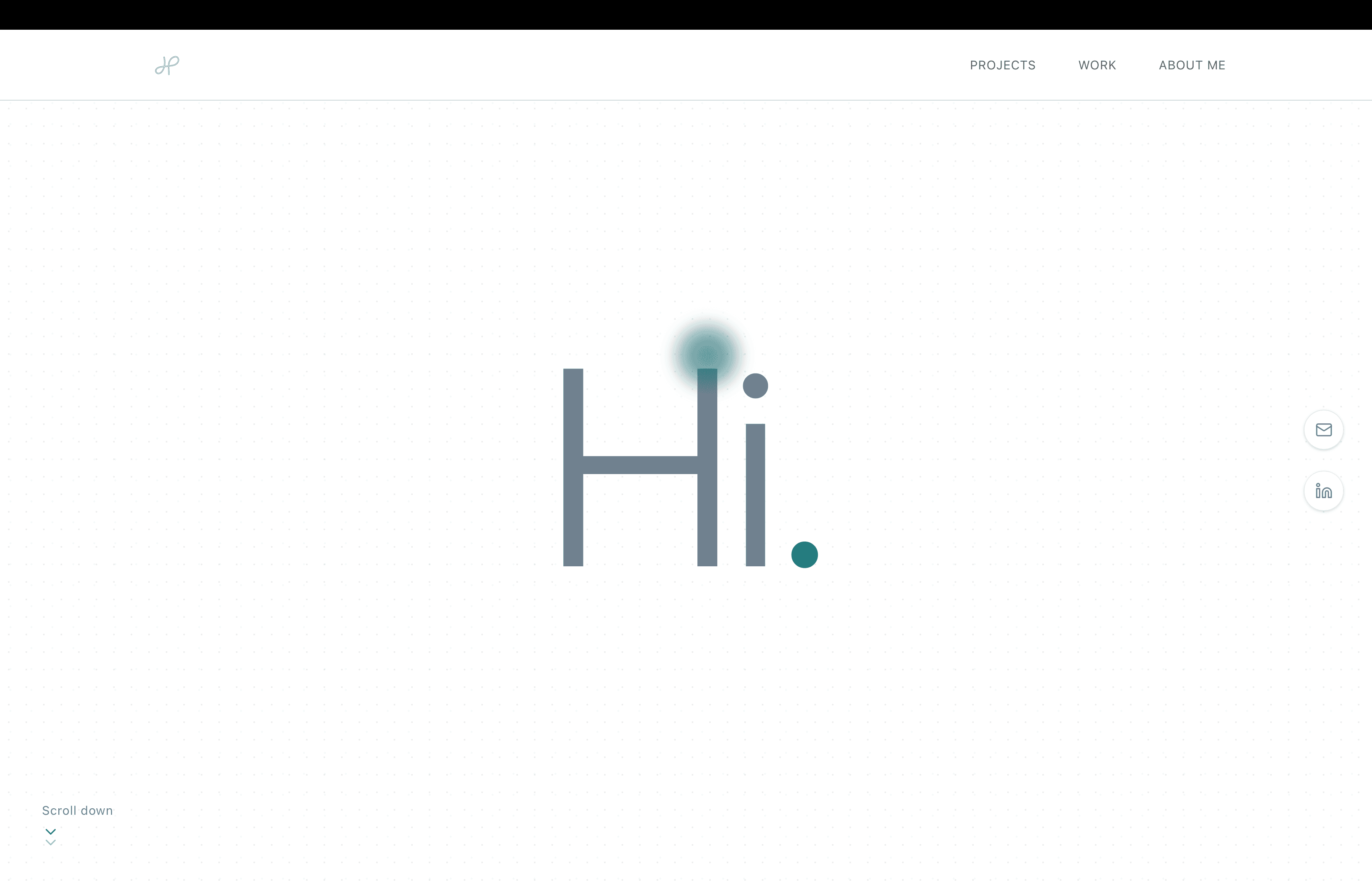 Interactive Portfolio Website – Minimalist Personal Branding Platform
